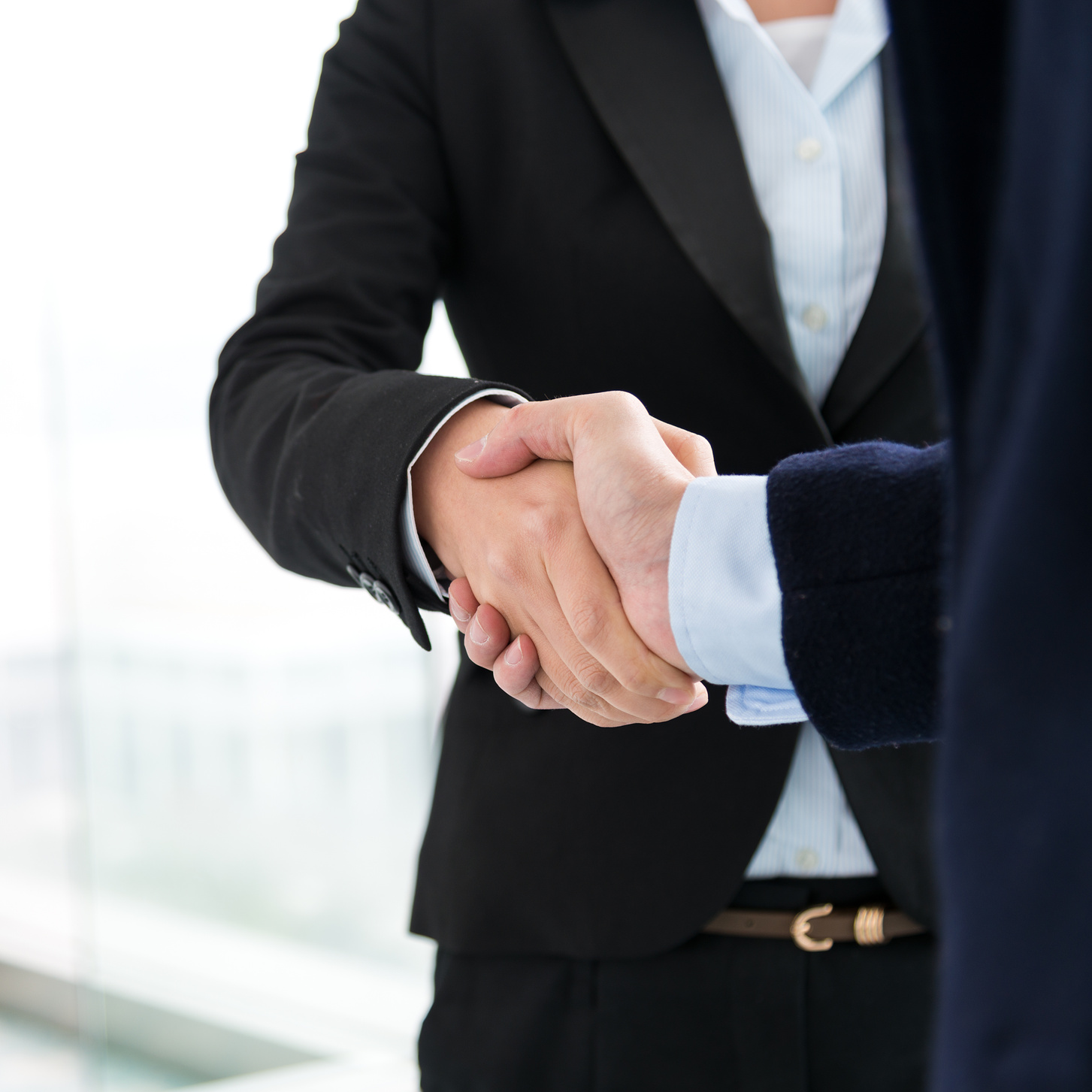 Business handshake